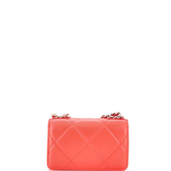 Chanel 19 Wallet On Chain Quilted #235133C38B - Picture 3 of 6